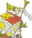 Karagiozis's Shack — Shadow Theatre Scenery